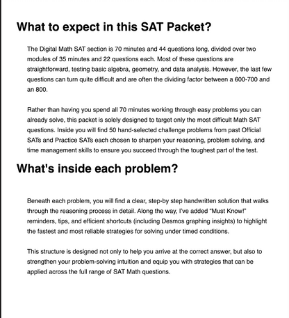 The 50 Hardest Digital SAT Math Questions - Master the Score-Breaking Problems