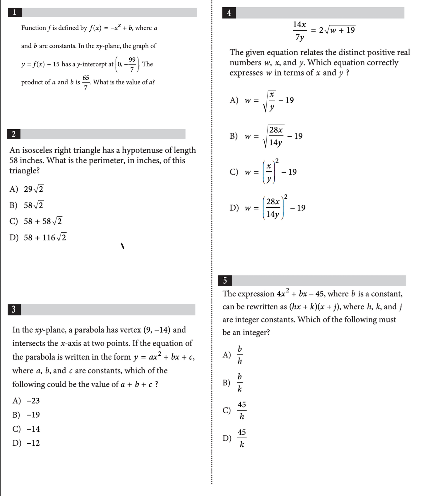 The 50 Hardest Digital SAT Math Questions - Master the Score-Breaking Problems